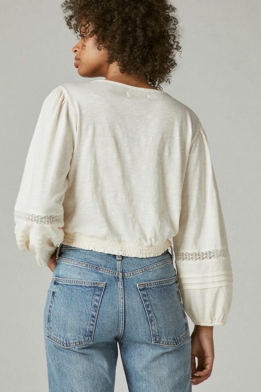 EYELET WRAP TOP, image 4