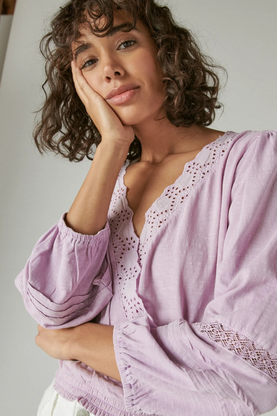 EYELET WRAP TOP, image 5