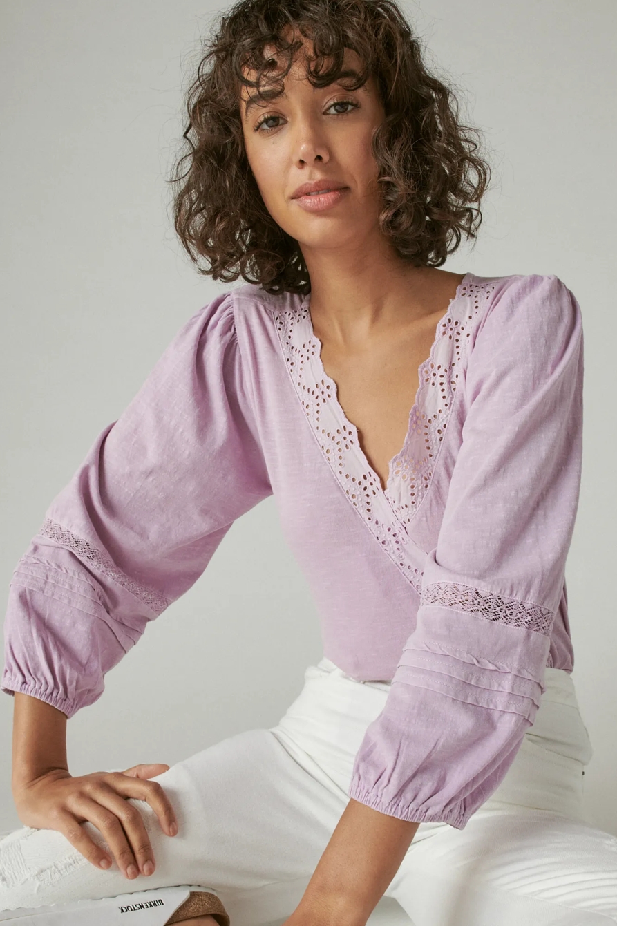 EYELET WRAP TOP, image 6