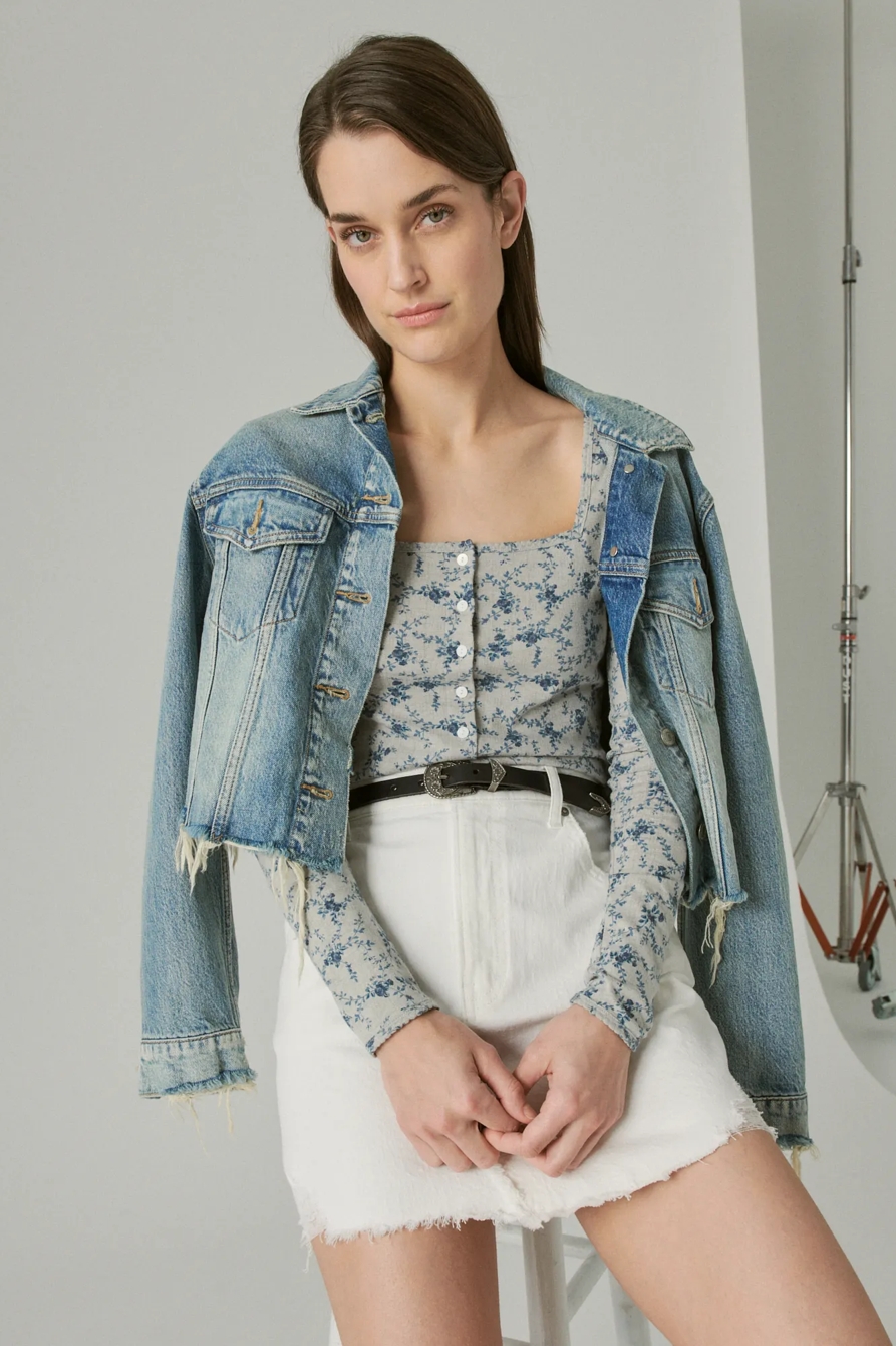 POINTELLE CARDIGAN TOP, image 6
