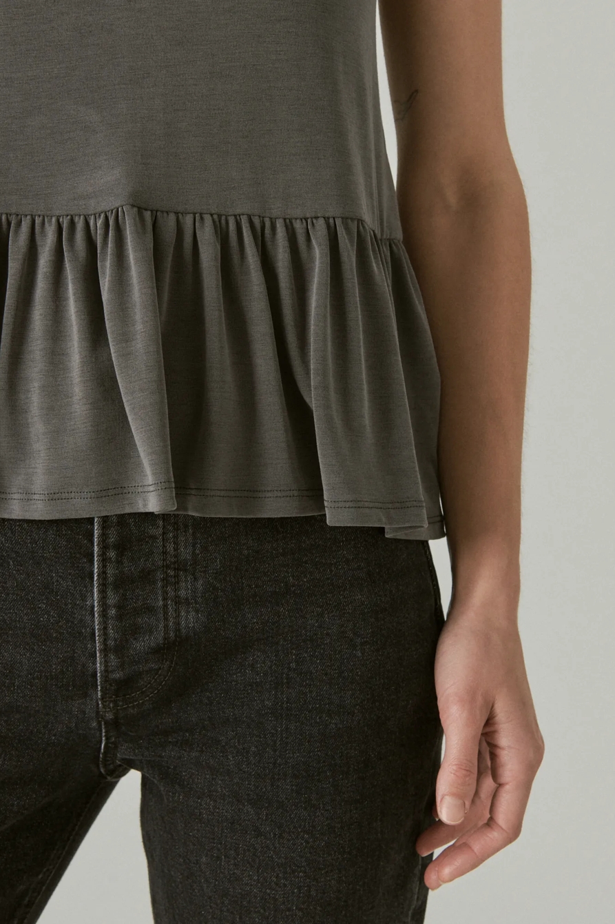 TIERED V-NECK TANK, image 5