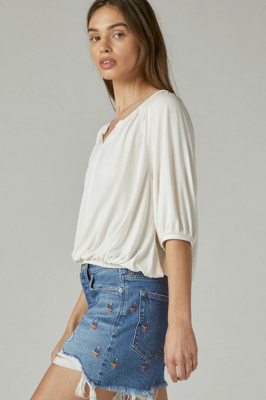 SANDWASH PEASANT TOP, image 3