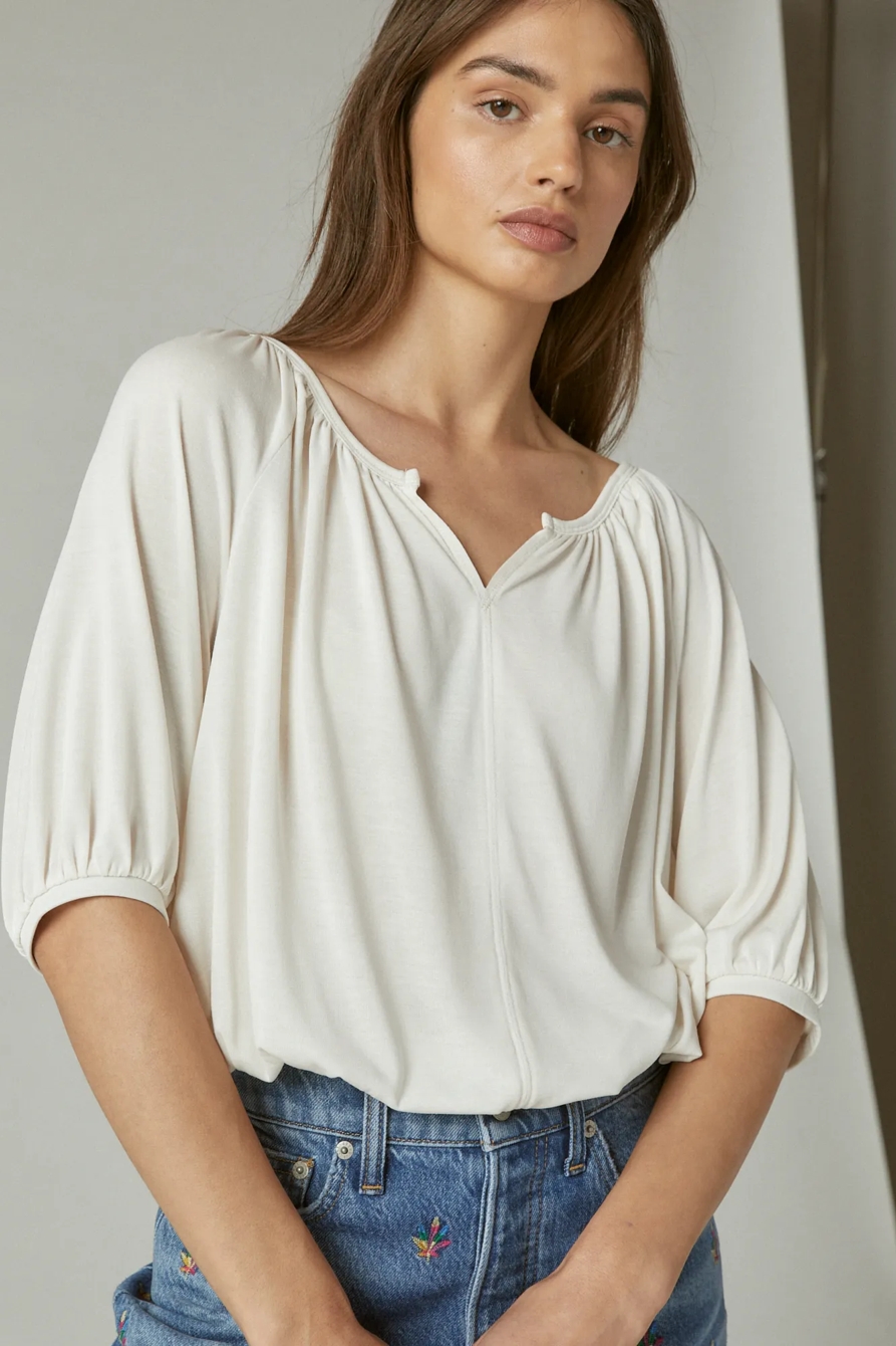 SANDWASH PEASANT TOP, image 5