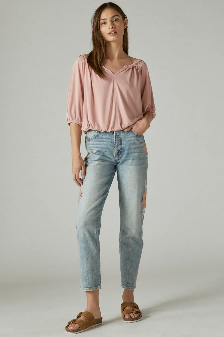 SANDWASH PEASANT TOP, image 2