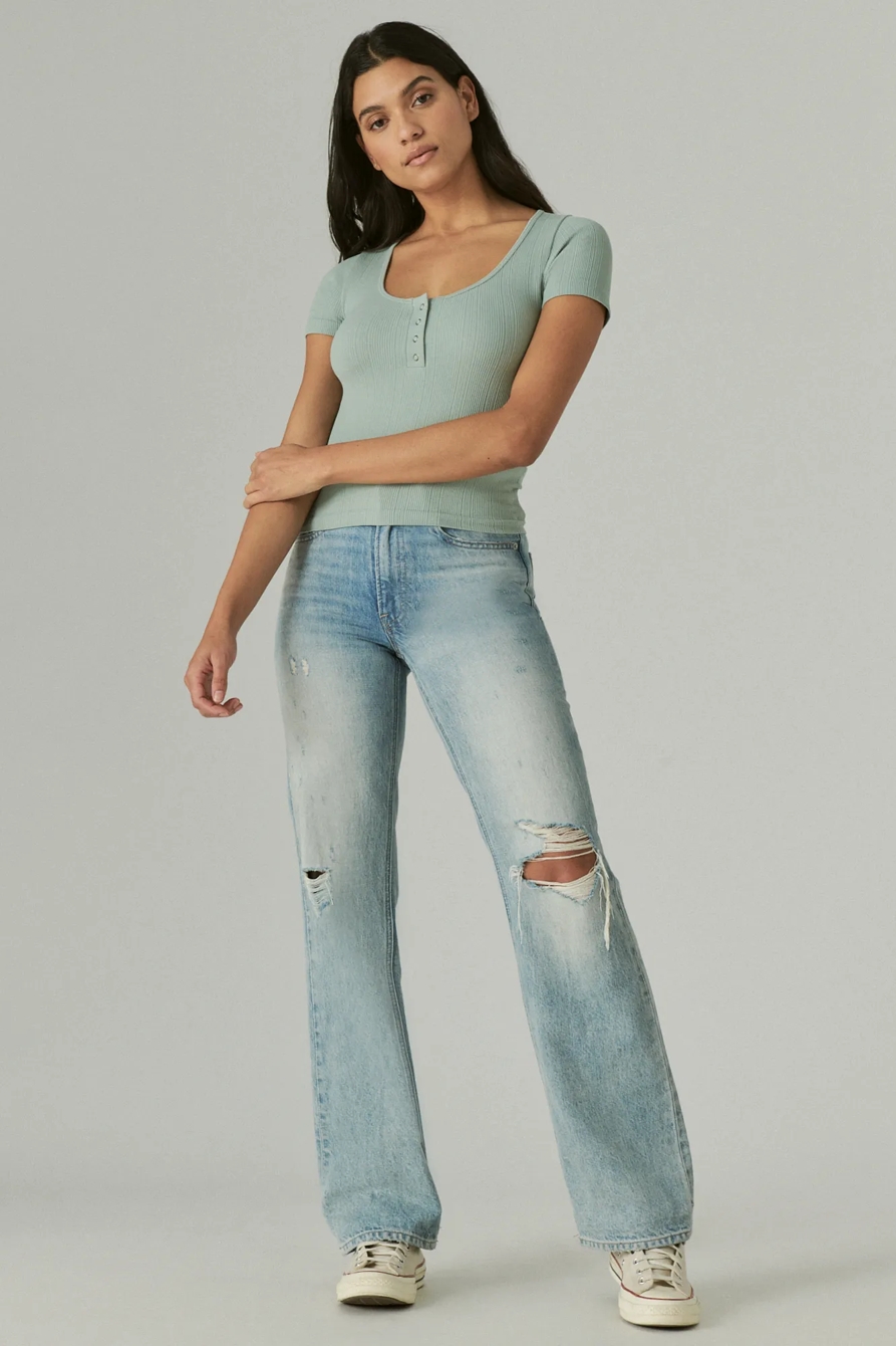 SEAMLESS HENLEY TEE, image 2