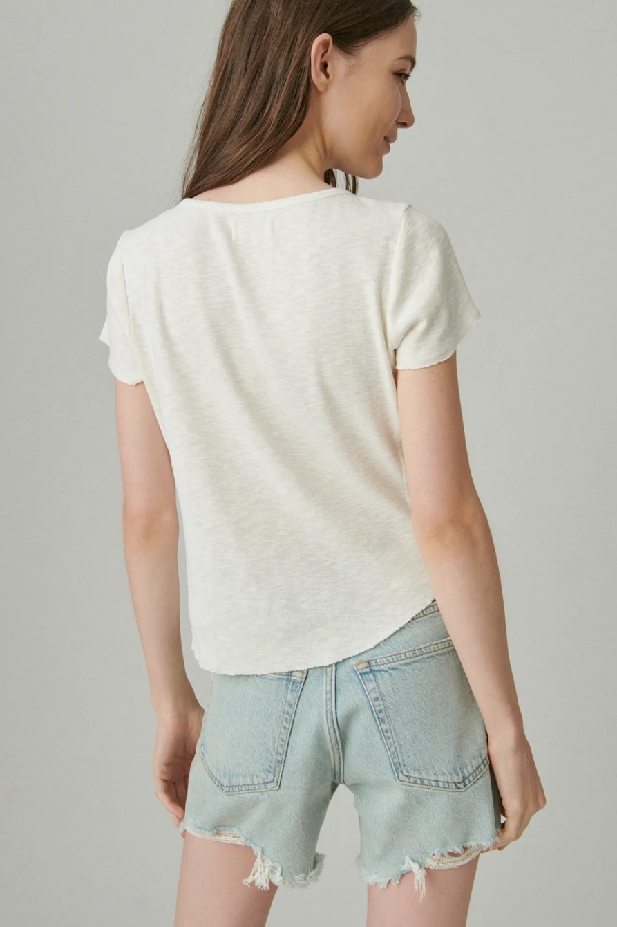 KNIT HENLEY TEE, image 3