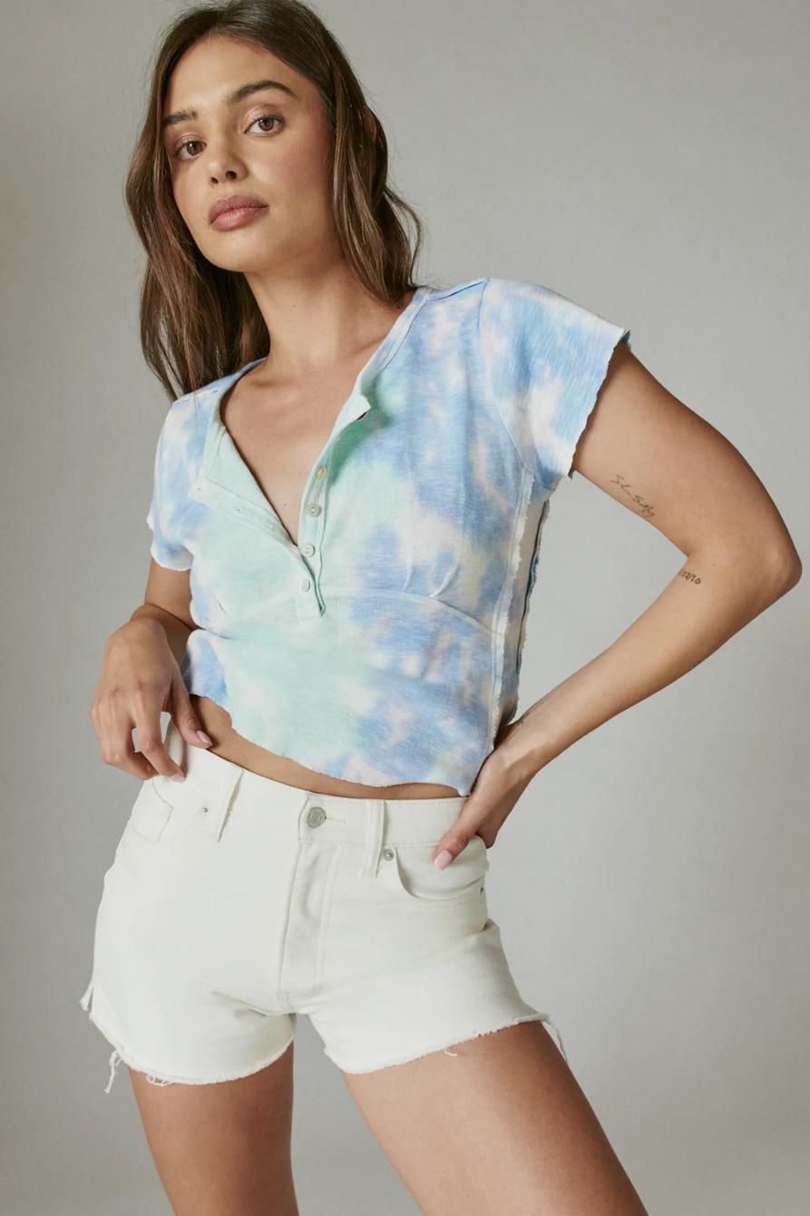 KNIT HENLEY TEE, image 2