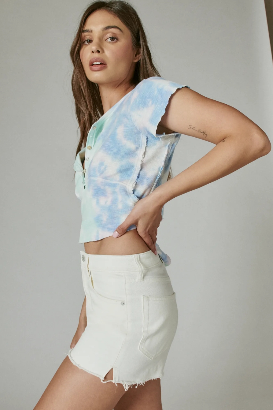 KNIT HENLEY TEE, image 4
