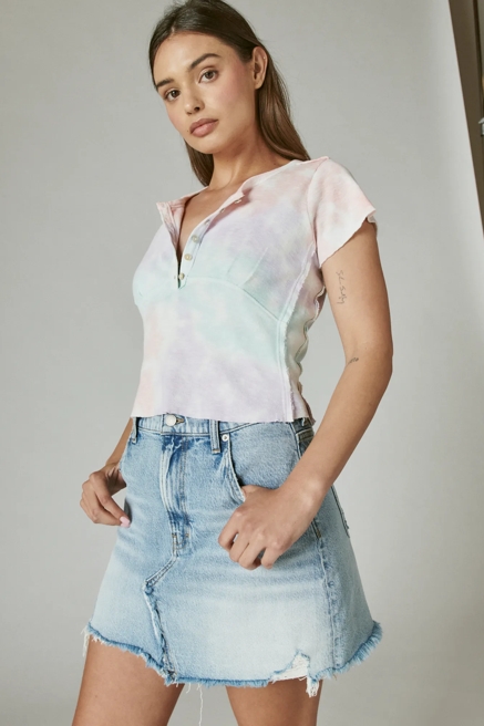 KNIT HENLEY TEE, image 2