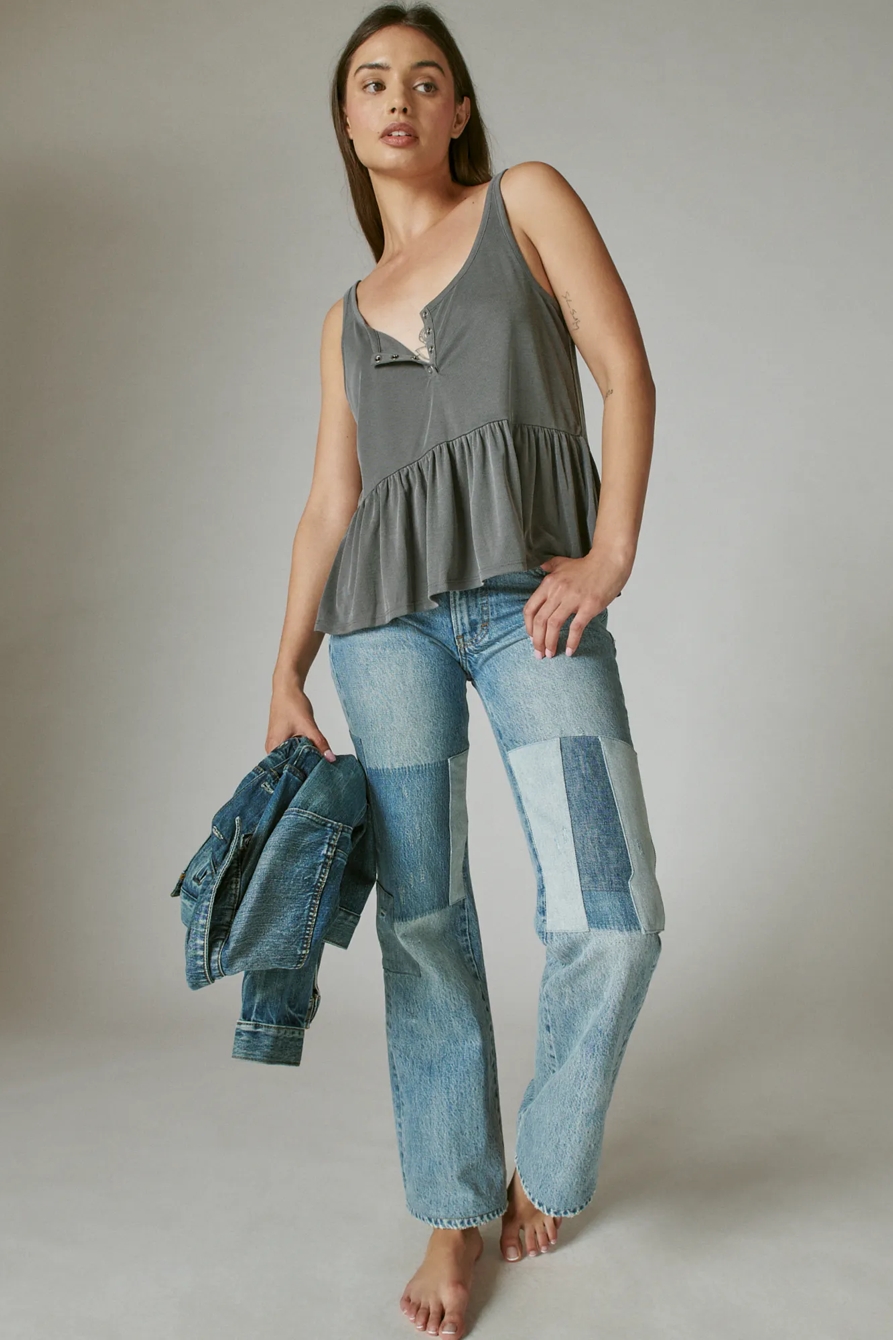 SANDWASH RIB HENLEY TANK, image 5
