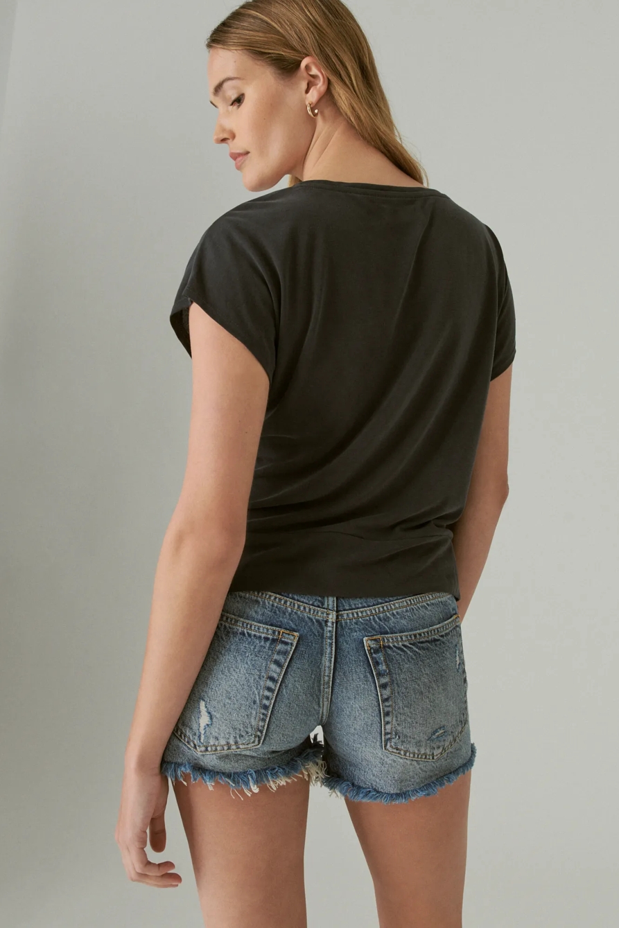 SANDWASH TWIST FRONT TEE, image 2