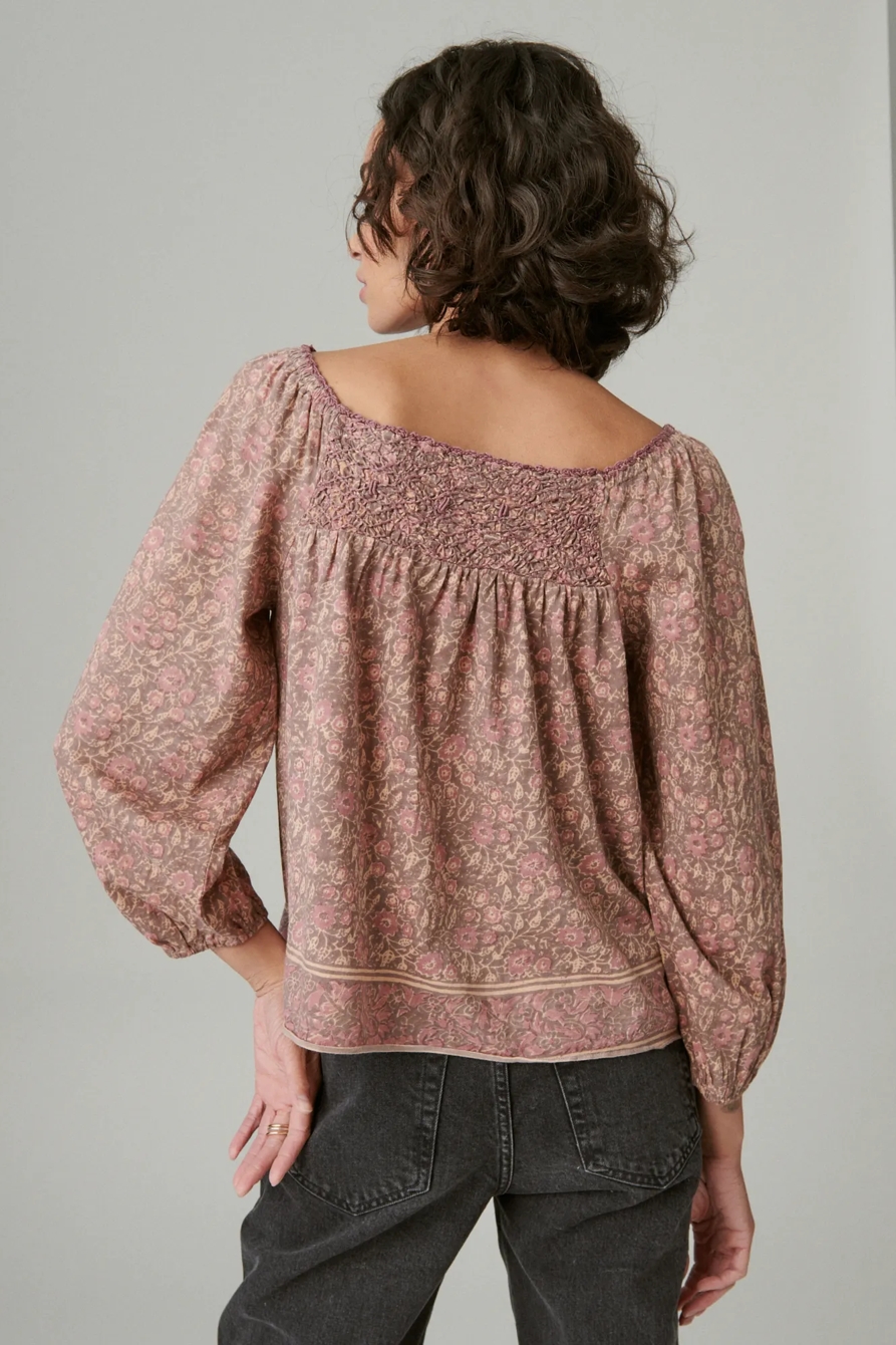 EMBROIDERED SMOCKED PEASANT, image 3