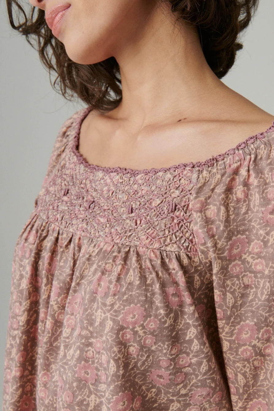 EMBROIDERED SMOCKED PEASANT, image 4