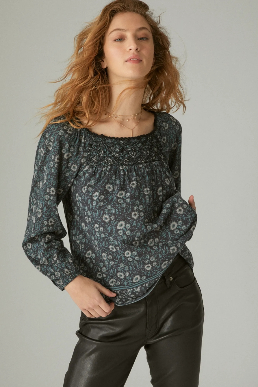 EMBROIDERED SMOCKED PEASANT, image 3