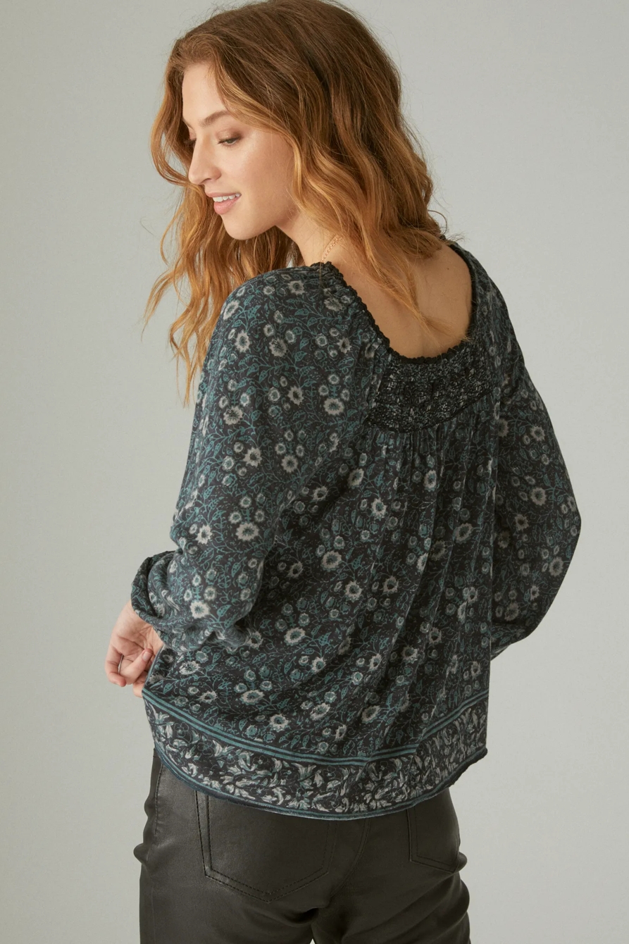 EMBROIDERED SMOCKED PEASANT, image 4