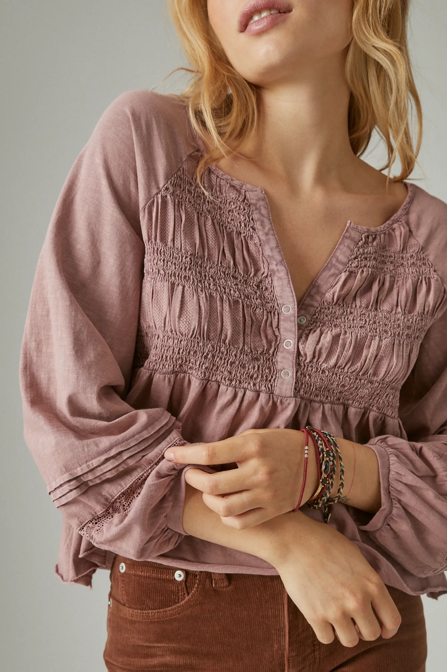 TEXTURED BABYDOLL TOP, image 3