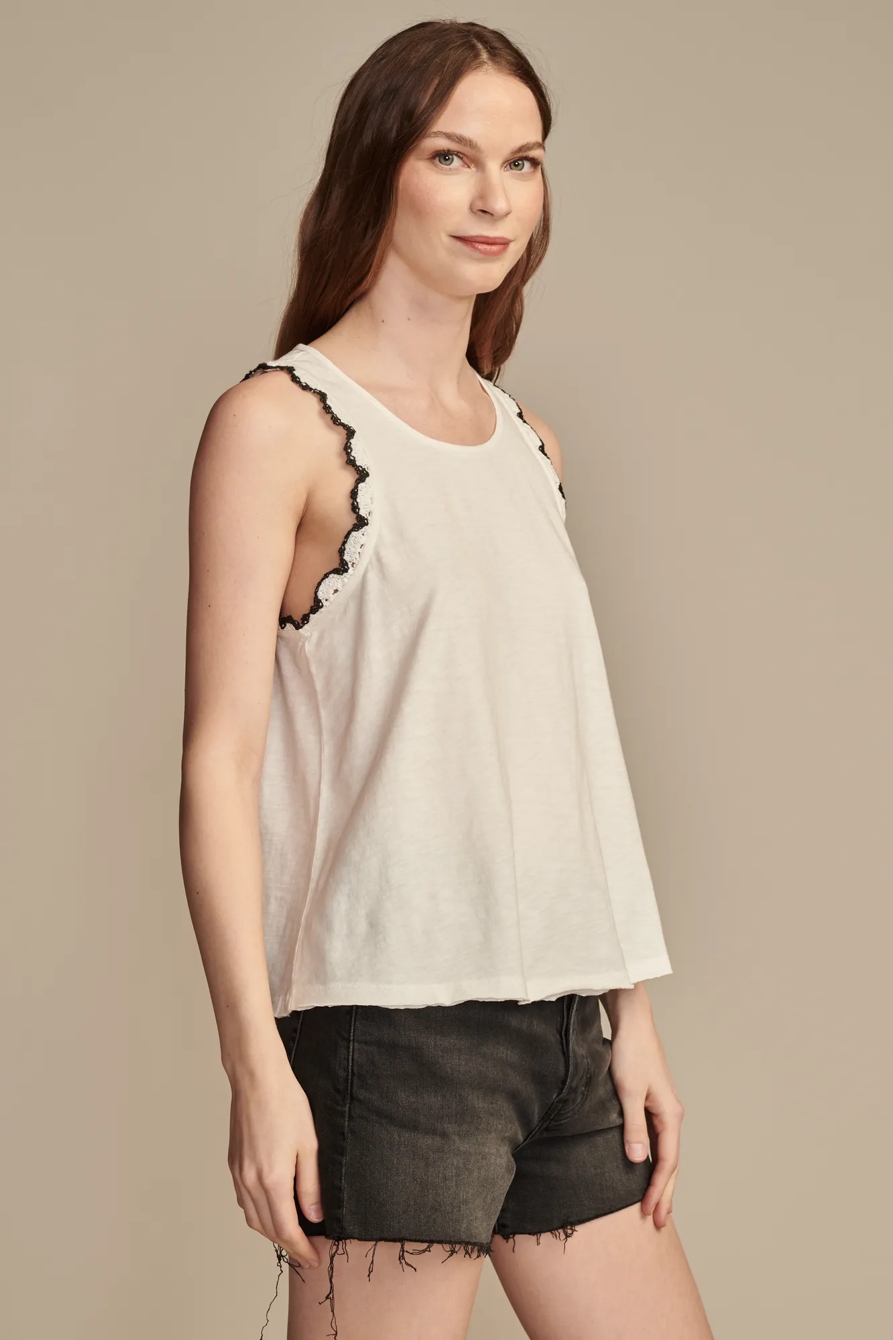LACE TRIM SWING TANK, image 4