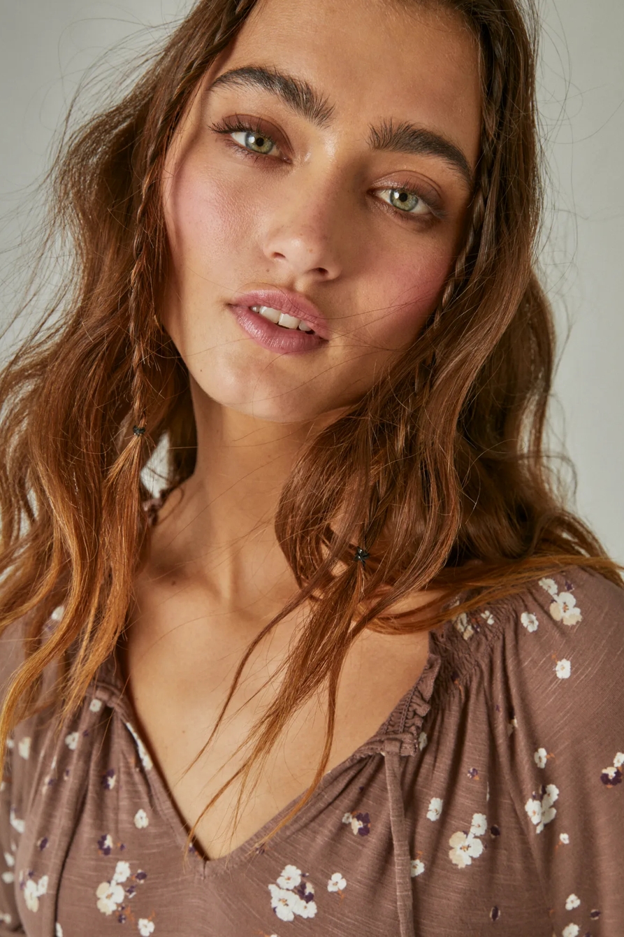 PRINTED BLOUSON TOP, image 4