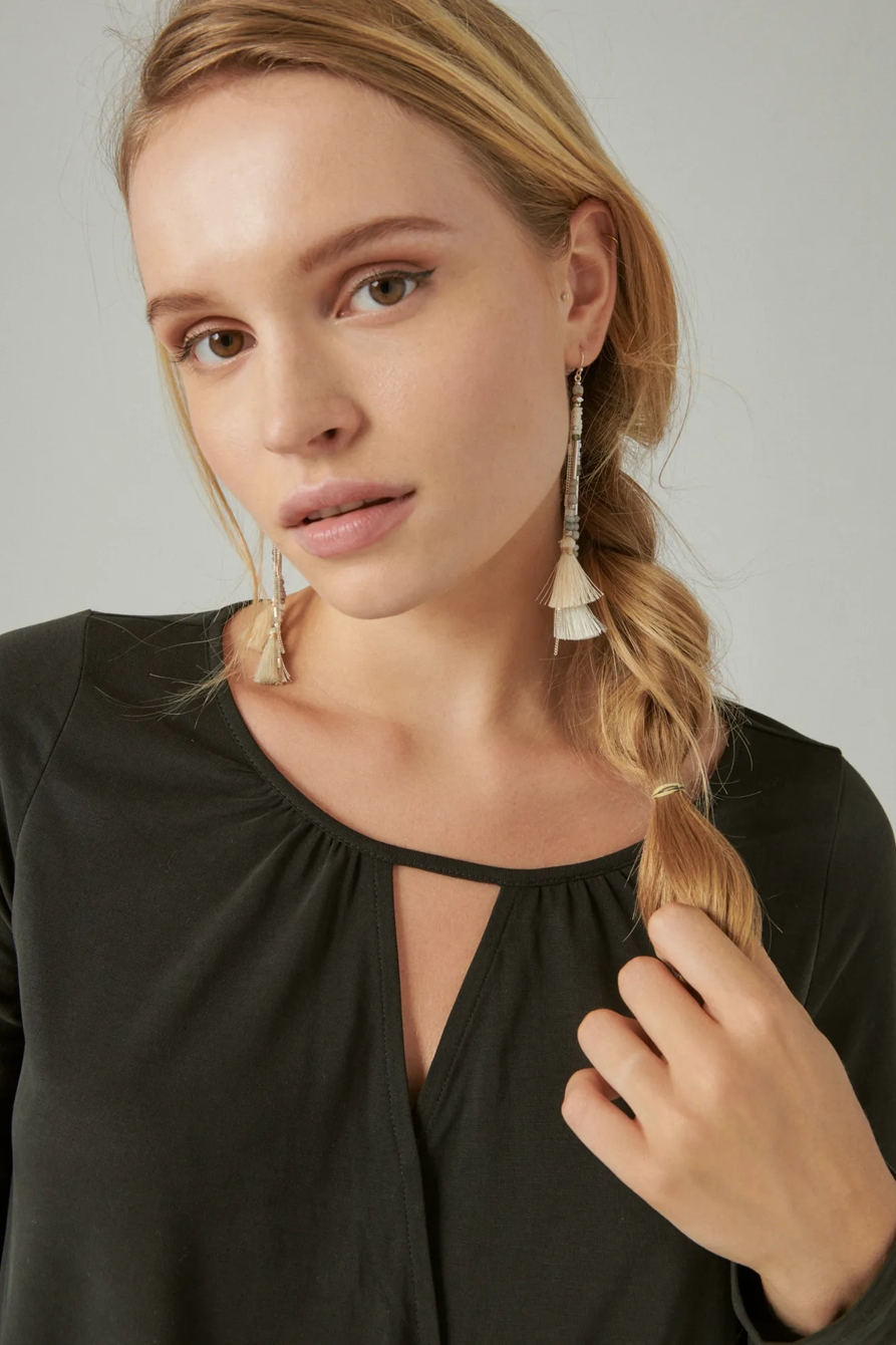 SANDWASH DEEP V NECK TOP, image 4
