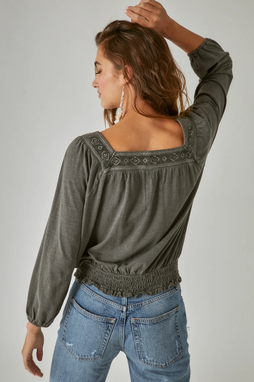 BEADED PEASANT TOP, image 3
