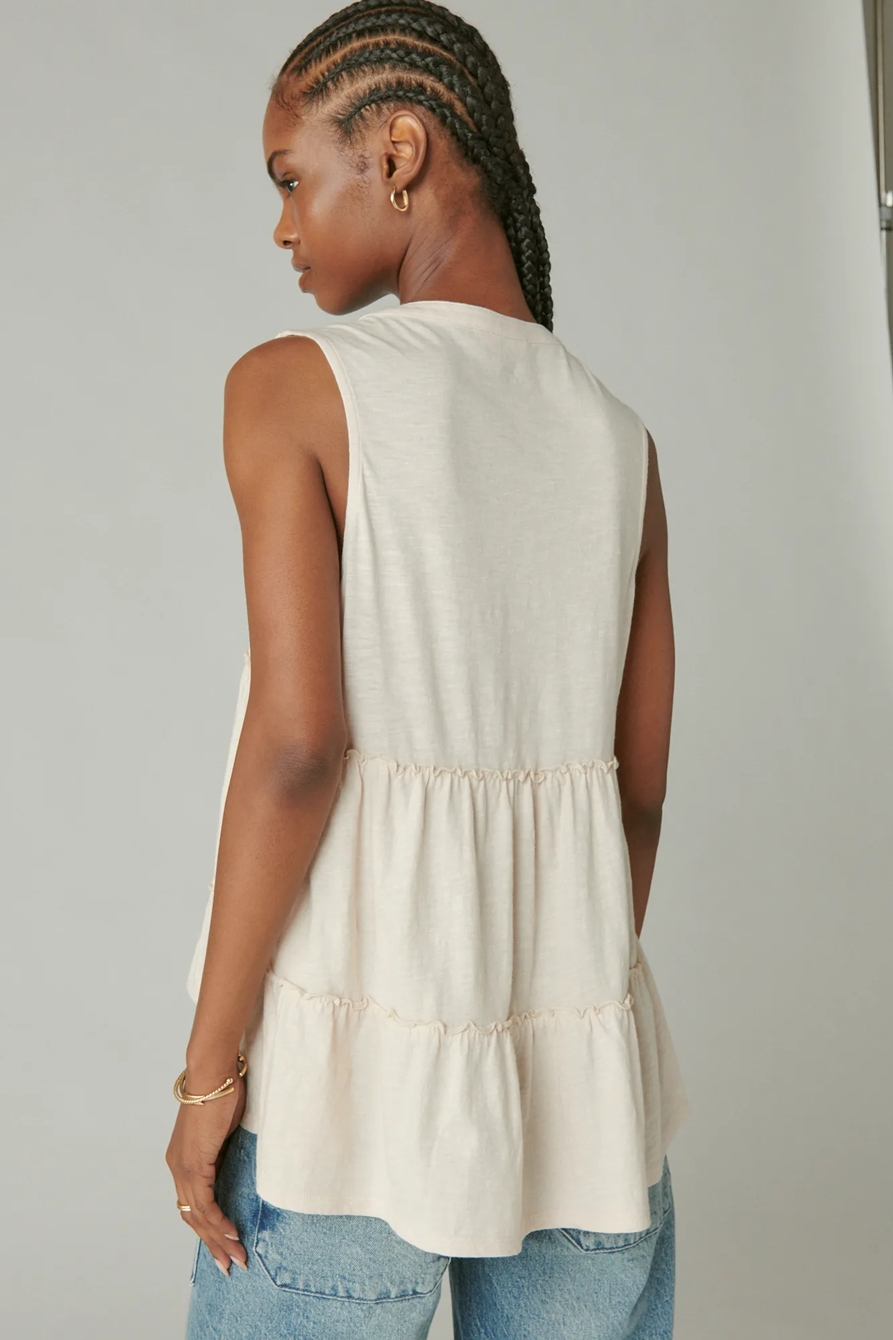 TIERED TUNIC TANK, image 3