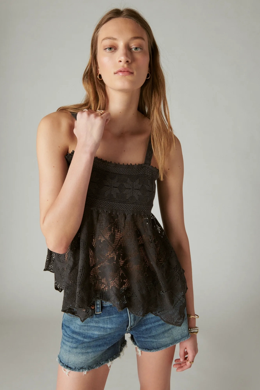 LACE HANDKERCHIEF TANK, image 2