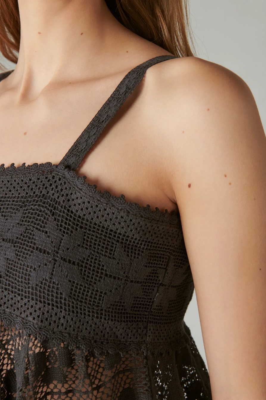 LACE HANDKERCHIEF TANK, image 4