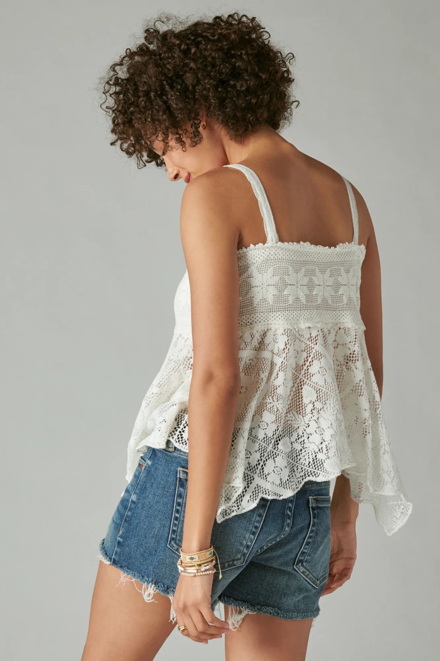 LACE HANDKERCHIEF TANK, image 3
