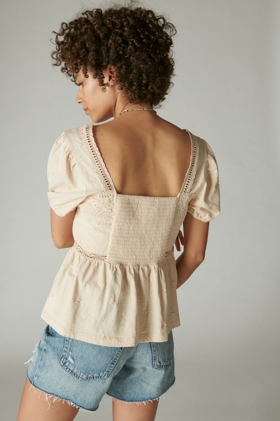 SCHIFFLEY PEPLUM PUFF SLEEVE, image 3