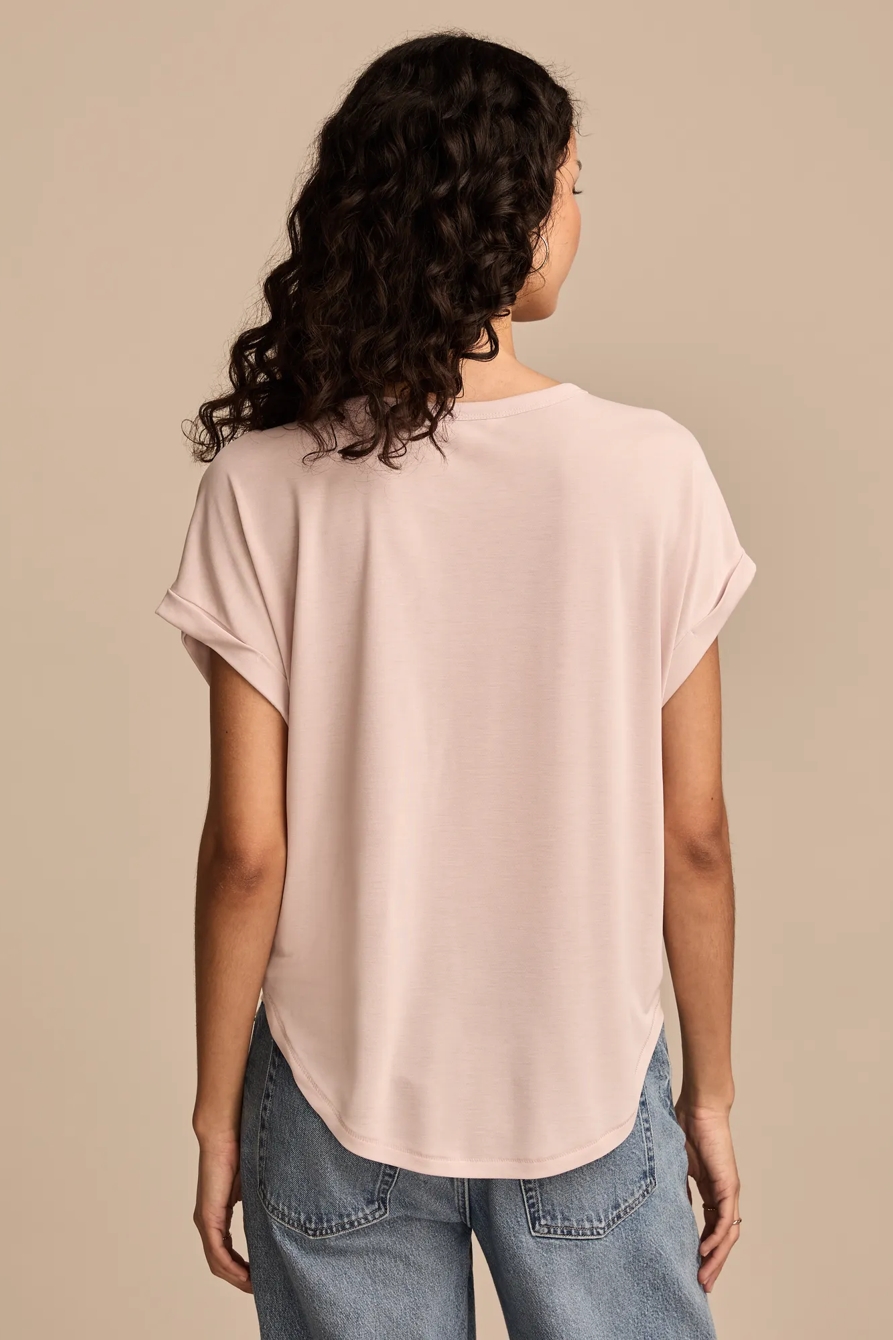 SHORT SLEEVE SANDWASH DOLMAN TEE, image 3