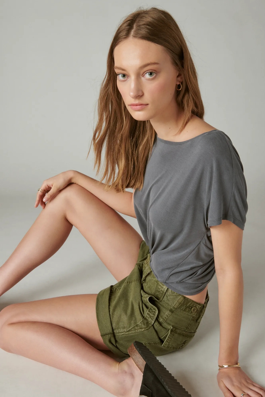 SANDWASH TWIST BACK TEE, image 4