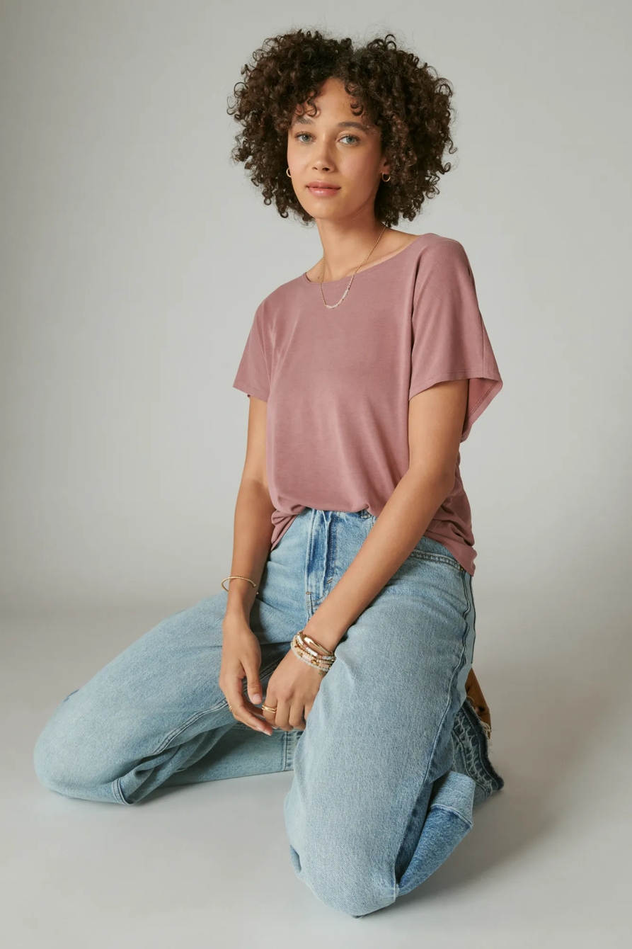 SANDWASH TWIST BACK TEE, image 2