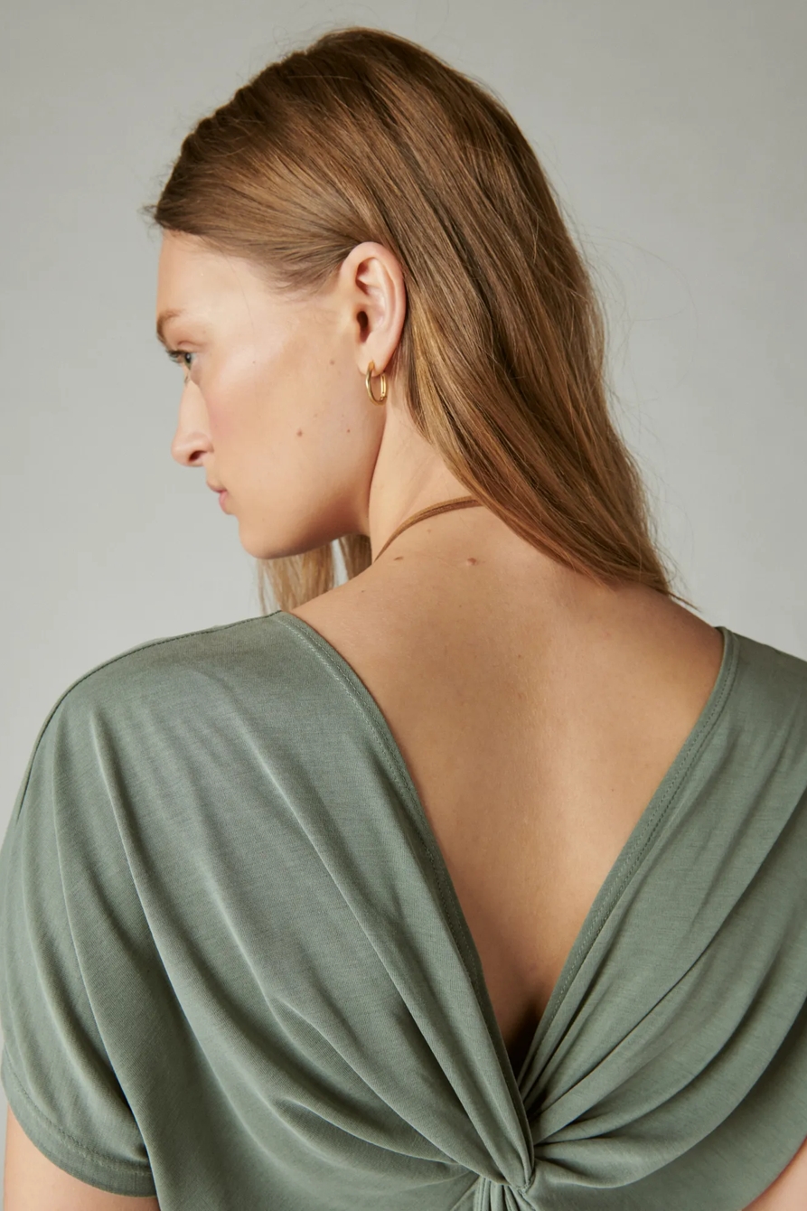 SANDWASH TWIST BACK TEE, image 3