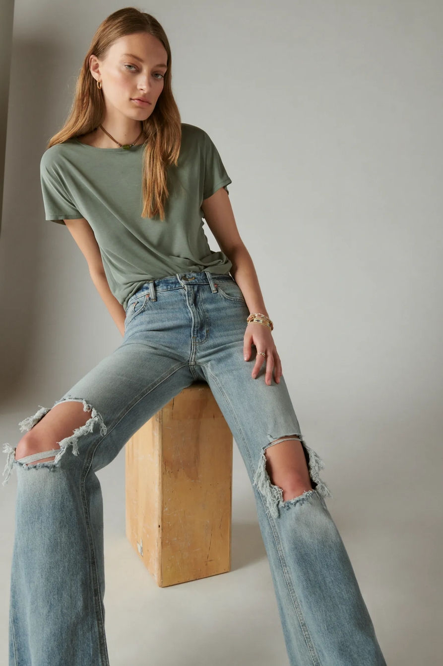SANDWASH TWIST BACK TEE, image 4