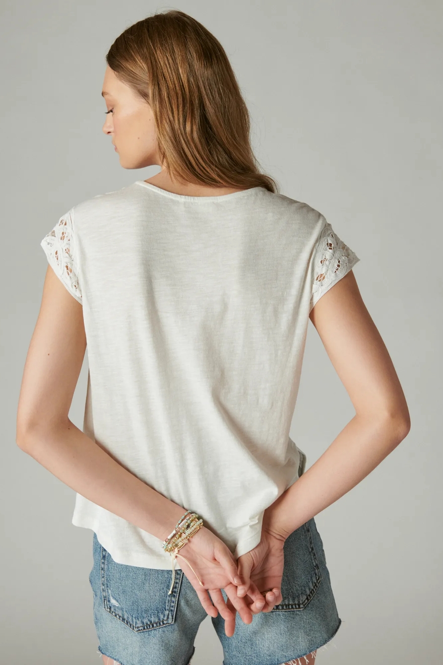 LACE DOLMAN TEE, image 4