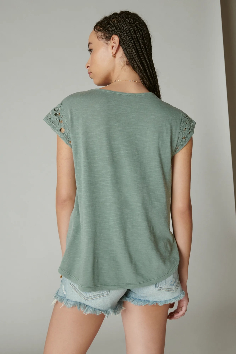 LACE DOLMAN TEE, image 3
