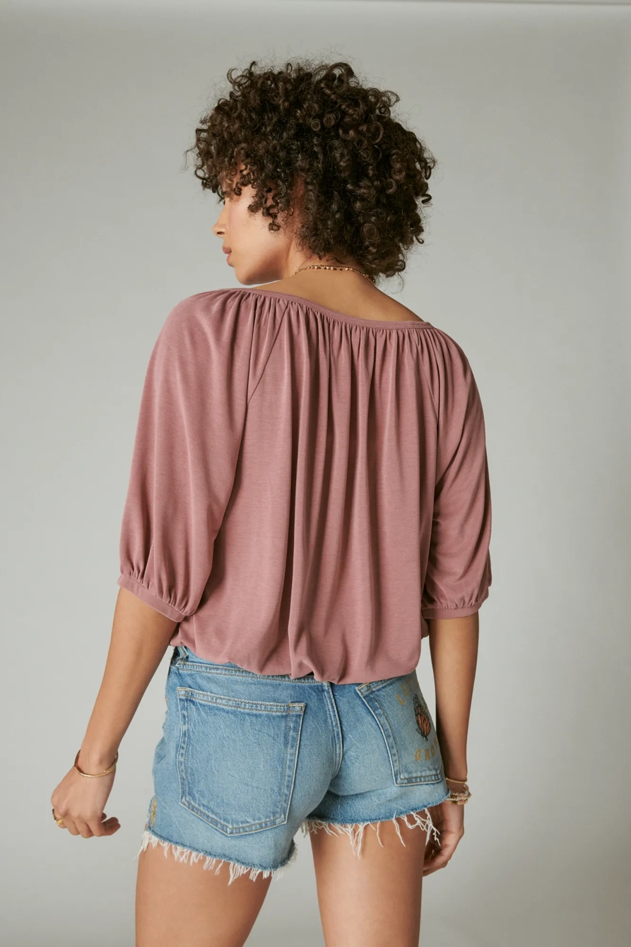 SANDWASH PEASANT TOP, image 3
