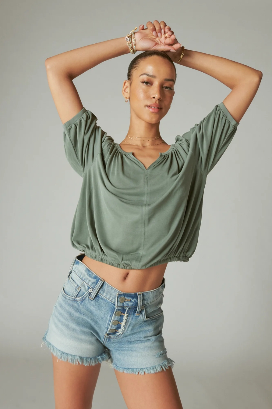 SANDWASH PEASANT TOP, image 2