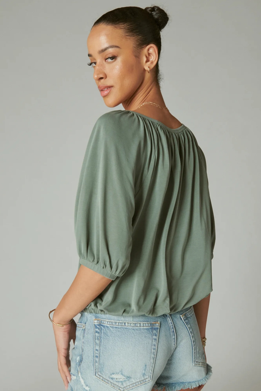 SANDWASH PEASANT TOP, image 3