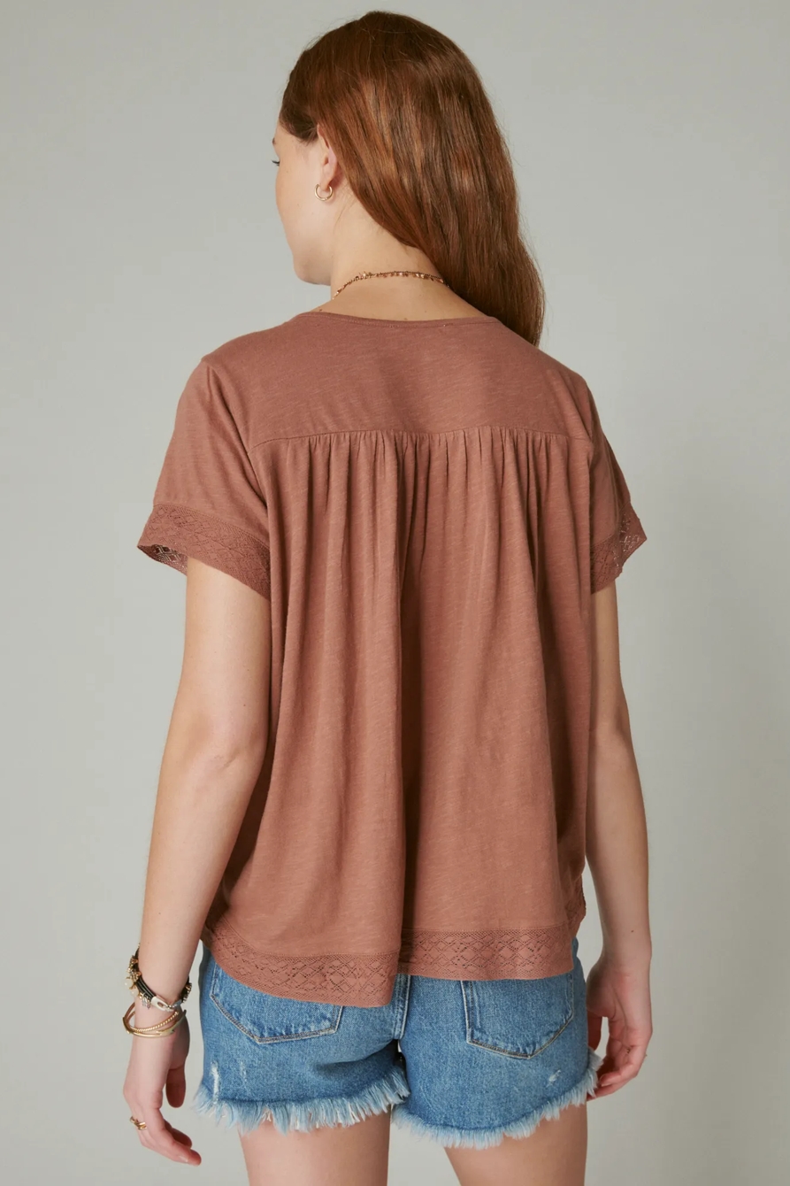 LACE DOLMAN TEE, image 3