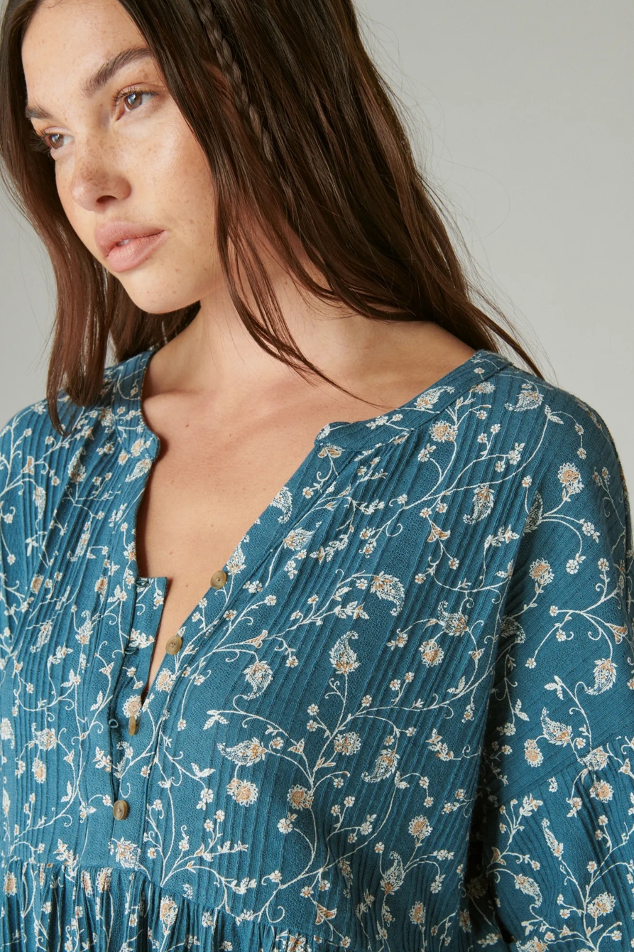 PRINTED DROP NEEDLE MAYA TOP, image 3