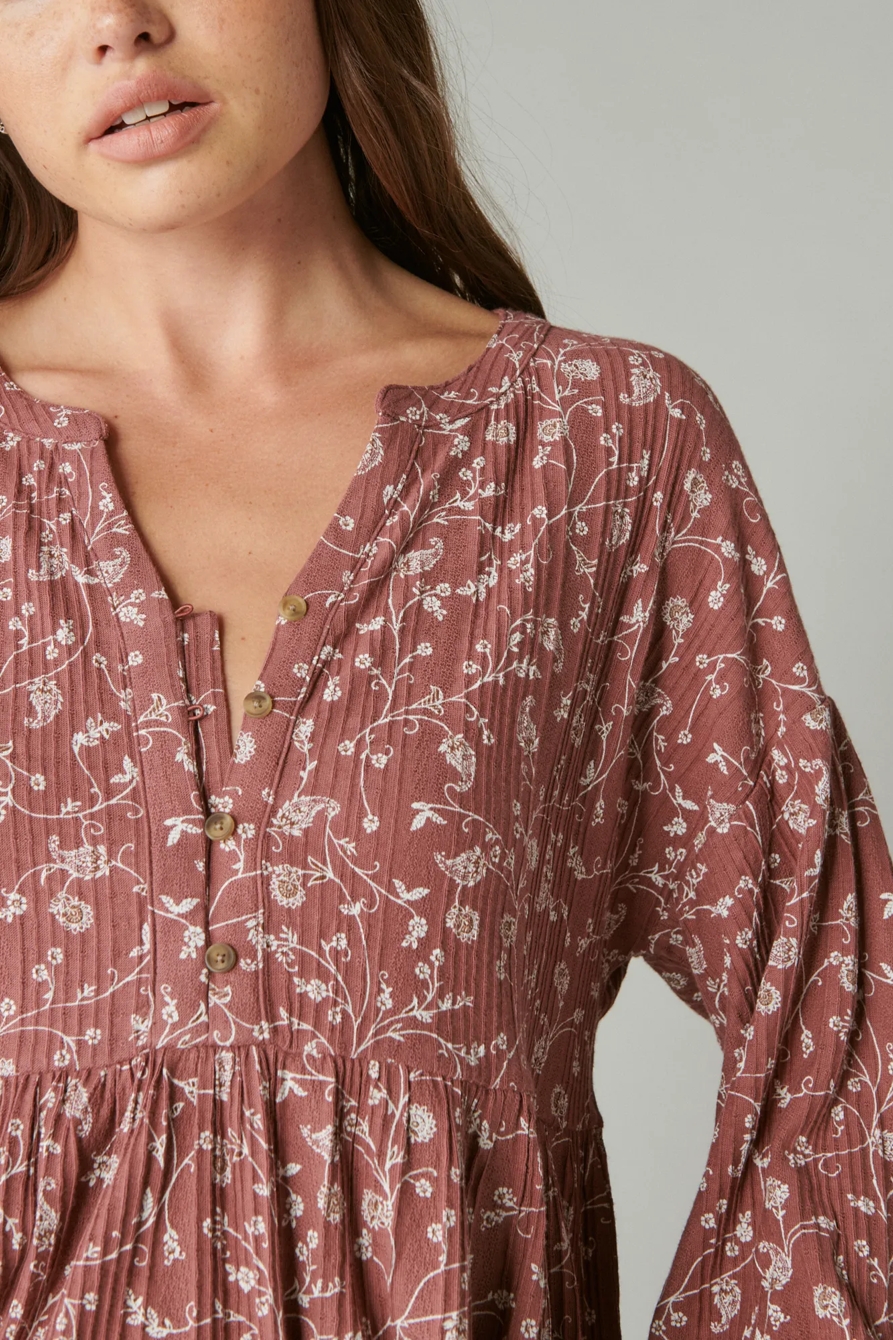 PRINTED DROP NEEDLE MAYA TOP, image 4