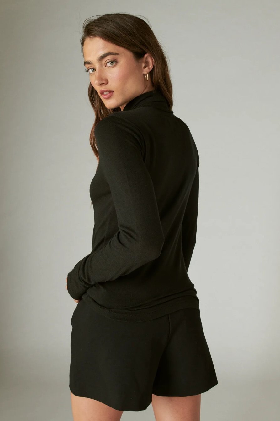 MOCK NECK LAYERING TOP, image 4