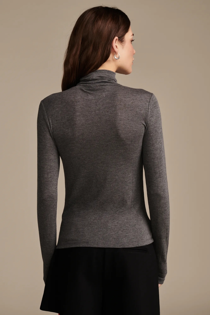 MOCK NECK LAYERING TOP, image 3