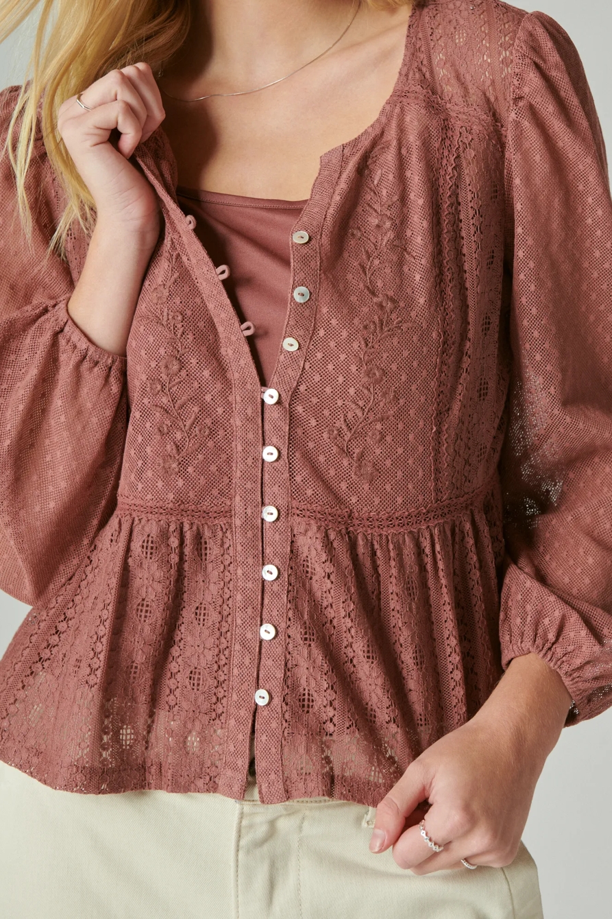 LACE DATE NIGHT TOP, image 2