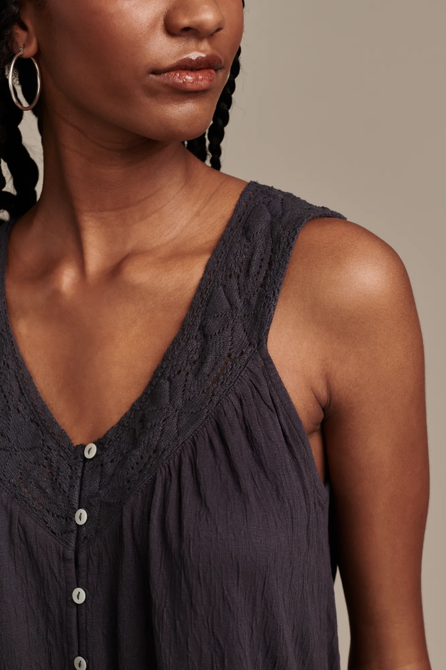 LACE TRIM TANK, image 4
