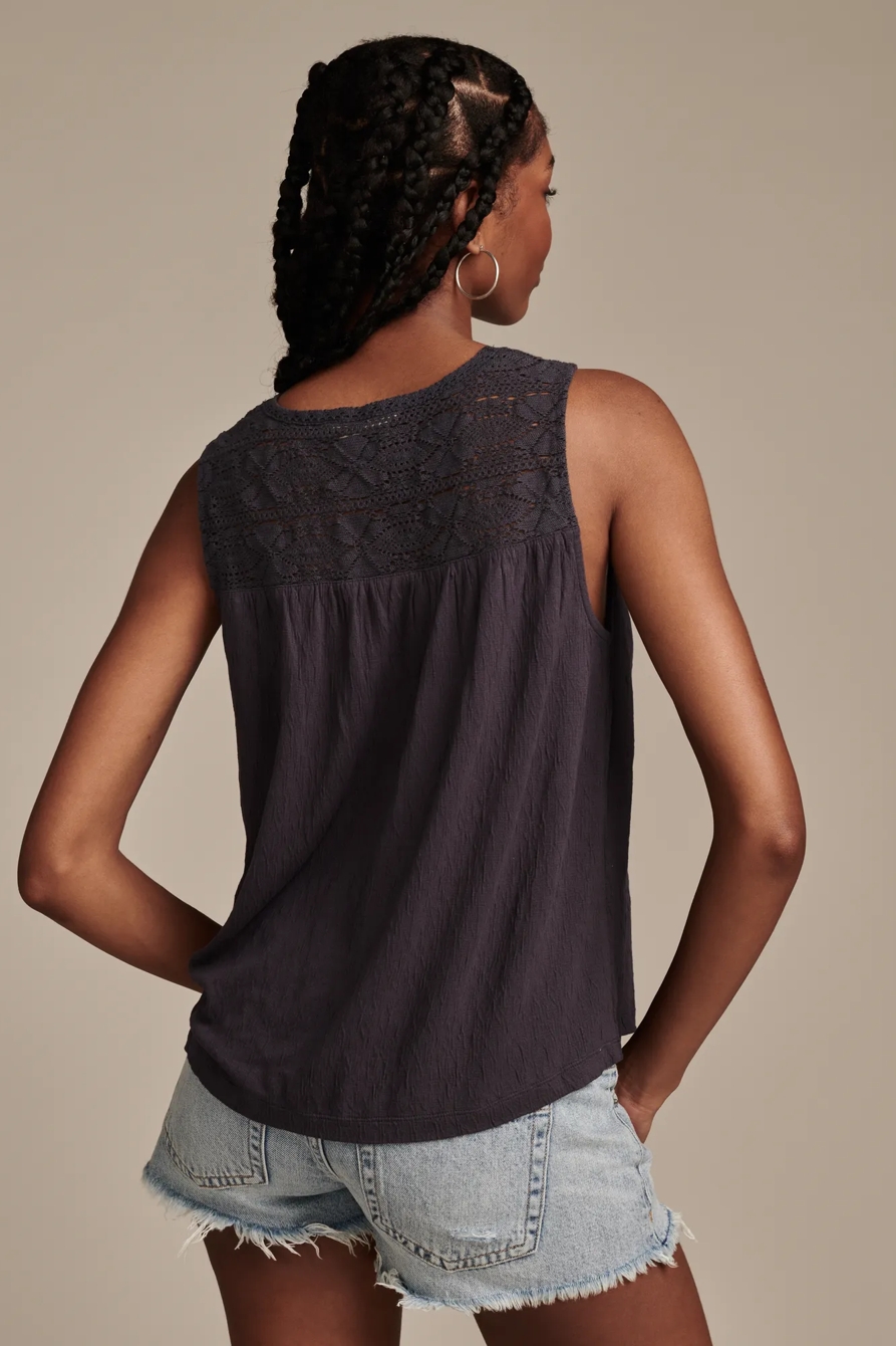 LACE TRIM TANK, image 5