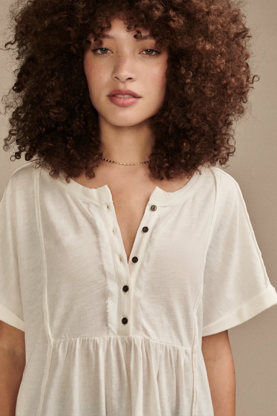 OVERSIZED TUNIC DOLMAN HENLEY, image 2