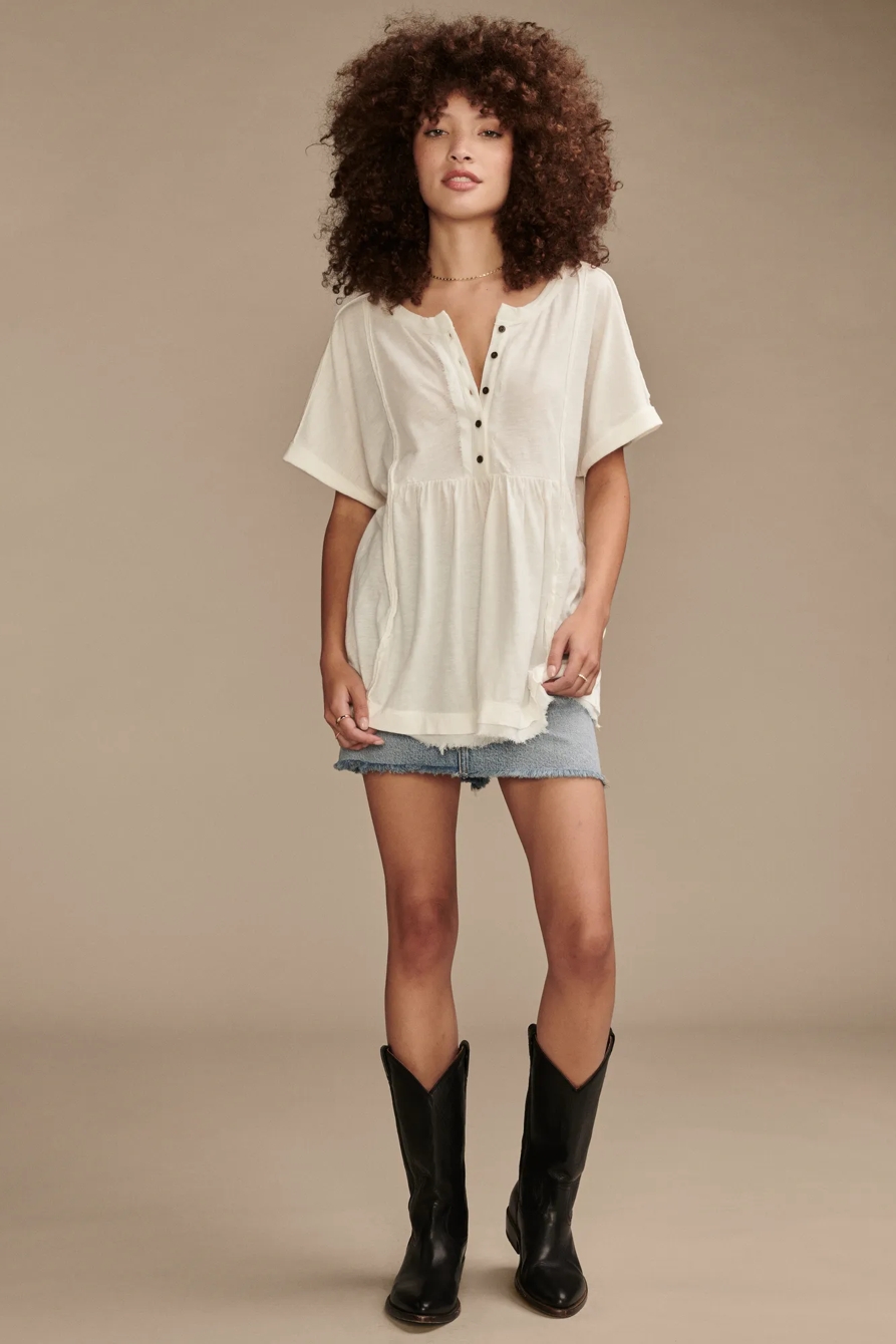 OVERSIZED TUNIC DOLMAN HENLEY, image 4