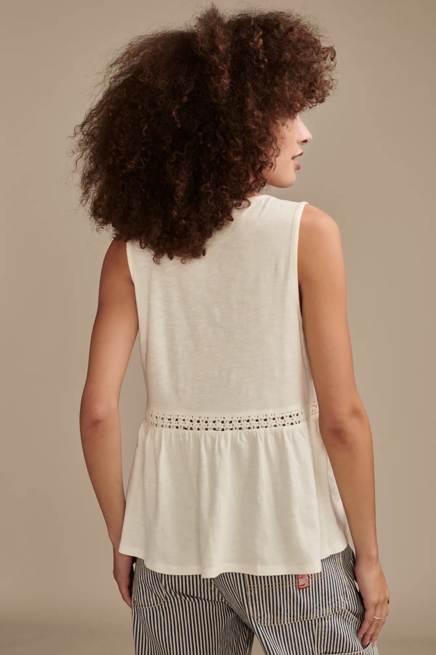 CROCHET TRIM SWING TANK, image 3